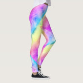 Leggings [Rêves d'aquarelle] Papillon aux couleurs pastel d (Droite)
