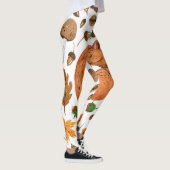 Leggings Rêves d'automne : Aquarelle écureuil paradis (Droite)