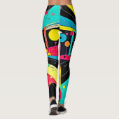 Leggings Rêves vifs : une odyssée néon (Dos)