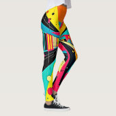 Leggings Rêves vifs : une odyssée néon (Droite)