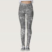Leggings Revêtement gris (Devant)