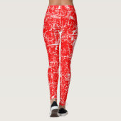 Leggings Revêtement rouge (Dos)
