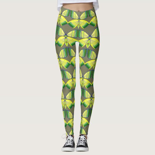 Leggings rhinestone-inspired geometric butterfly (Devant)