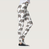 Leggings Rhinoceros dans un Motif psychédélique de Cheetah (Droite)