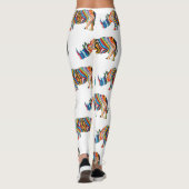 Leggings Rhinoceros Psychedelic Zebra (Dos)