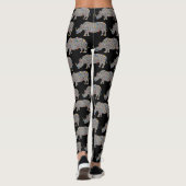 Leggings Rhinoceros psychédélique (Dos)