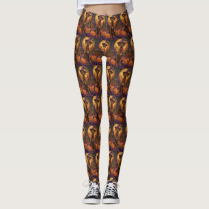 Leggings Rhodesian Ridgeback Chien Halloween sorcier Citrou