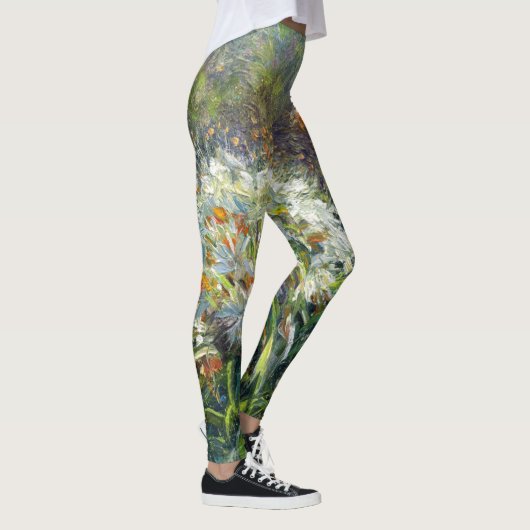 Leggings "Rhododendrons et abeille" (Droite)