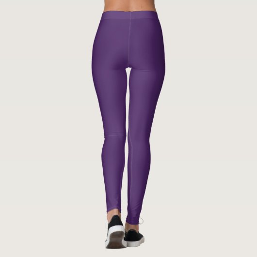 Leggings Rich Purple Ultra Stretch Designer Look (Dos)