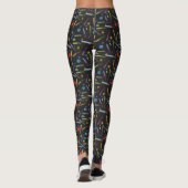 Leggings RICK ET MORTY™| Motif de la comète spatiale (Dos)
