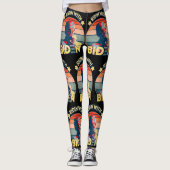 Leggings Ridin' With Biden Manger Ice Cream Retro Sunset (Devant)