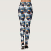 Leggings "Rink Rookie : Le Cochon De Guinée pour le hockey  (Dos)