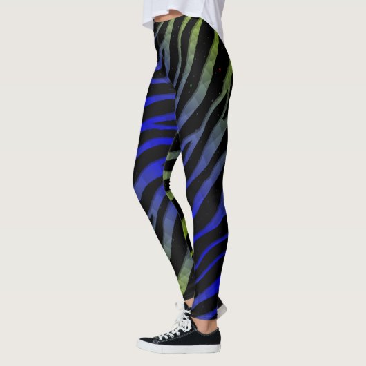 Leggings Ripped SpaceTime Stripes (Gauche)