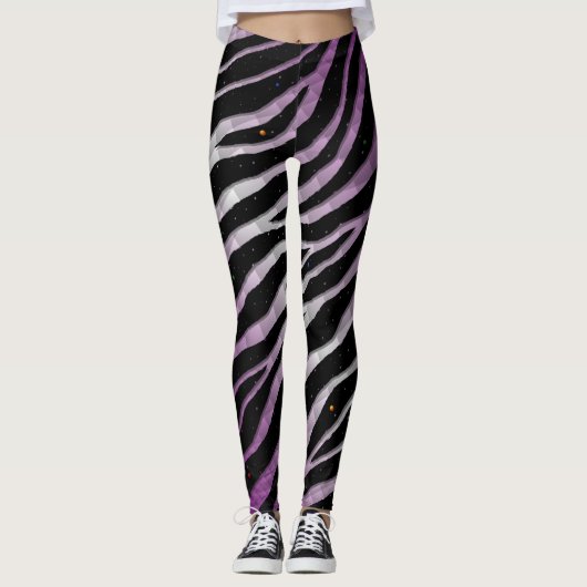 Leggings Ripped SpaceTime Stripes (Devant)