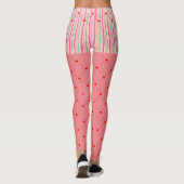 Leggings Rivages tendance amusants Regarder les coeurs (Dos)