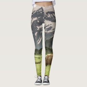 Leggings Rive de l'Alaska, grizzli