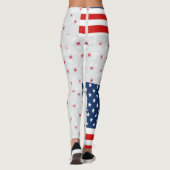 Leggings rmdesignflo55 dessin USA Drapeau sur un arrière - (Dos)