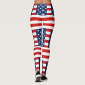 Leggings rmdesignflo55 USA Drapeau sur un arrière - plan ro (Dos)