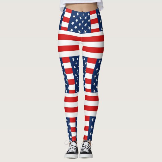 Leggings rmdesignflo55 USA Drapeau sur un arrière - plan ro (Devant)