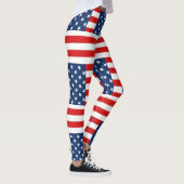 Leggings rmdesignflo55 USA Drapeau sur un arrière - plan ro (Droite)