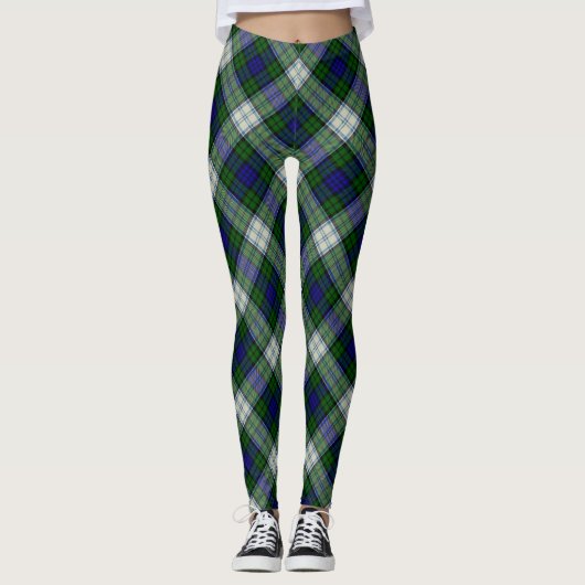 Leggings Robe Black Watch Jacquard Tartan moderne (Devant)