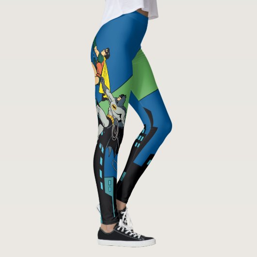 Leggings Robin Et Batman Grimpent (Droite)