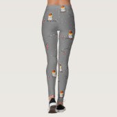 Leggings robin et motif de neige (Dos)