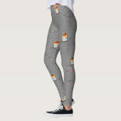 Leggings robin et motif de neige (Gauche)