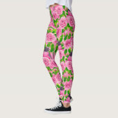 Leggings Robin rose et rose (Gauche)
