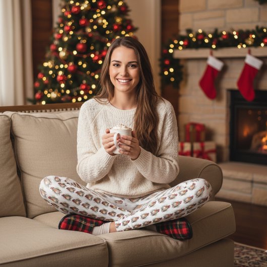 Leggings Robin rouge Noël