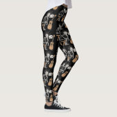 Leggings Robot de musique confus (Droite)