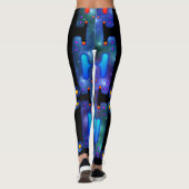 Leggings Robot futuriste mécanique Android (Dos)
