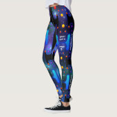 Leggings Robot futuriste mécanique Android (Gauche)