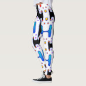Leggings Robot futuriste mécanique Android (Gauche)