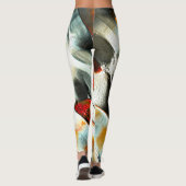 Leggings Roche argentée rugueuse au-dessus du membre brûlan (Dos)