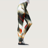 Leggings Roche argentée rugueuse au-dessus du membre brûlan (Droite)