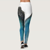 Leggings Roche bleue moderne fraîche de pierre gemme (Dos)