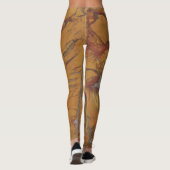 Leggings Roche naturelle de Jasper rouge flashy Photo conçu (Dos)