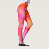 Leggings Rocher rose et orange pâle (Droite)
