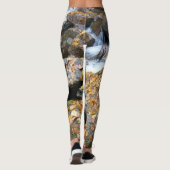Leggings rochers feuille dorés naturels (Dos)