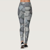 Leggings Roches fluviales à plusieurs couleurs claires (Dos)