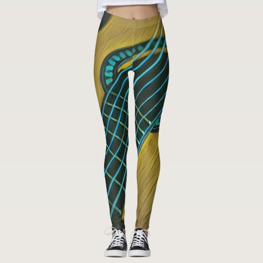 Leggings Rock guitariste (Devant)