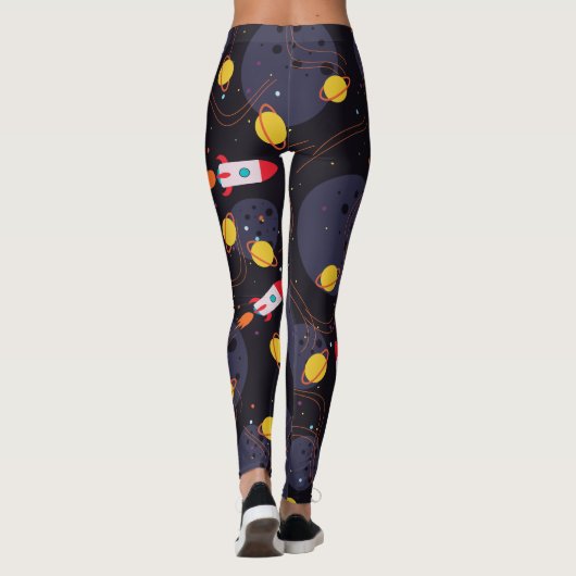Leggings Rocket dans l'espace  (Dos)