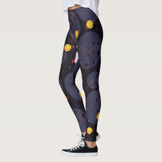 Leggings Rocket dans l'espace  (Gauche)
