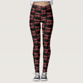 Leggings Rocks Red Band en rouge (Devant)