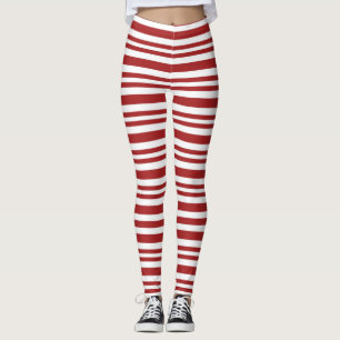 leggings rode strepen