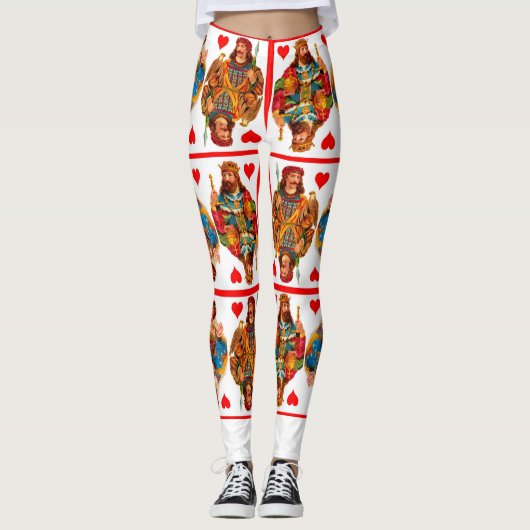 Leggings Roi des Coeurs Reine des Coeurs Jack des Coeurs (Devant)
