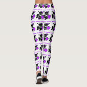 Leggings Roller Derby Heart (Violet) (Dos)