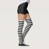 Leggings Roller Derby Nom Black Shorts Chaussettes rayées (Droite)