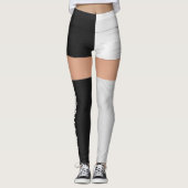 Leggings Roller Derby Red White Booty Shorts Chaussettes No (Devant)